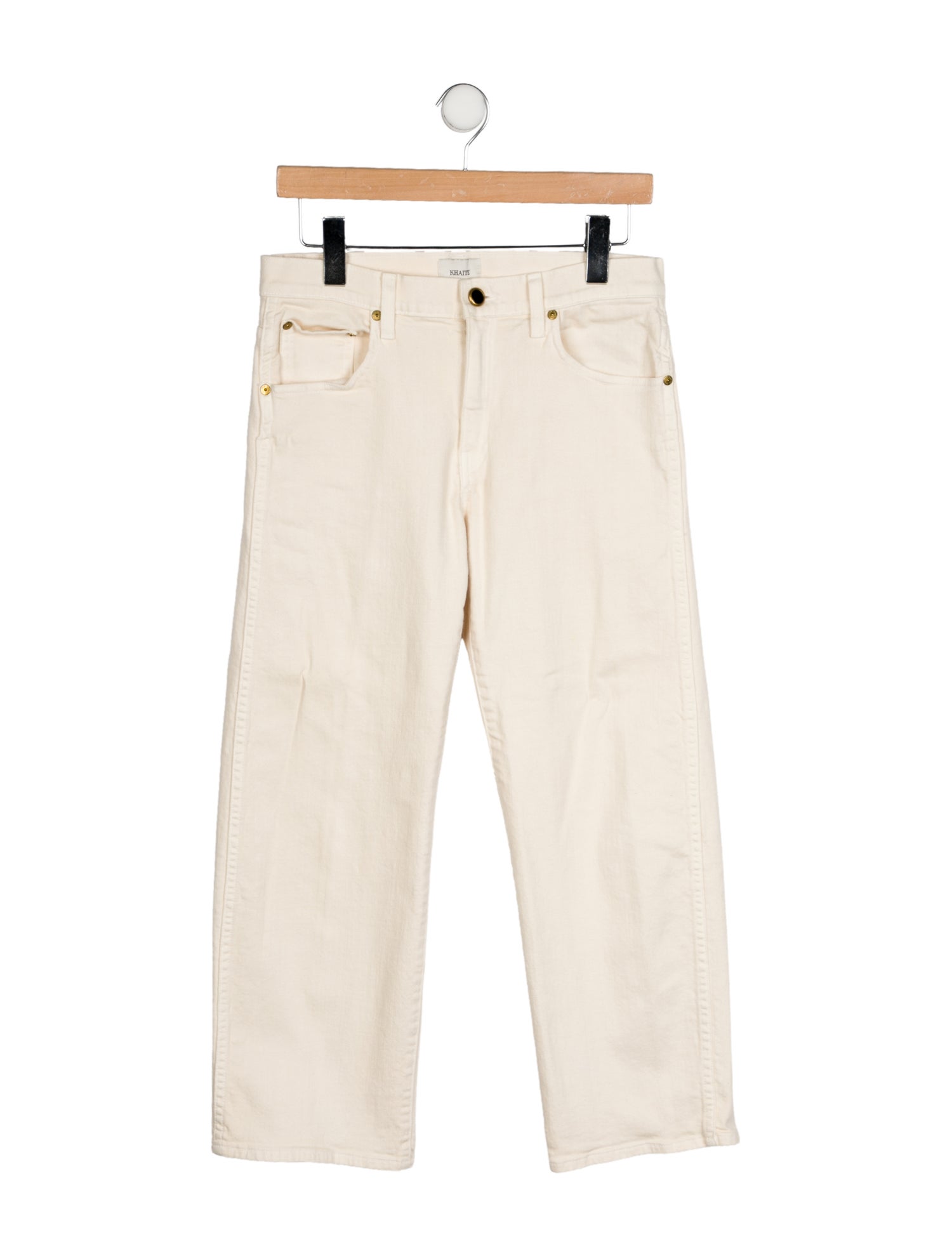 Khaite High-Rise Wide Leg Jeans