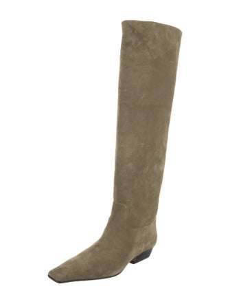 Khaite Suede Riding Boots