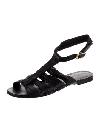 Khaite Leather Gladiator Sandals
