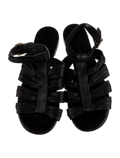 Khaite Leather Gladiator Sandals