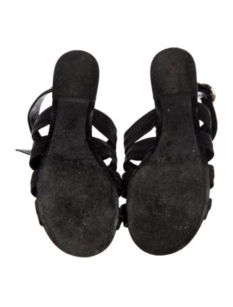 Khaite Leather Gladiator Sandals