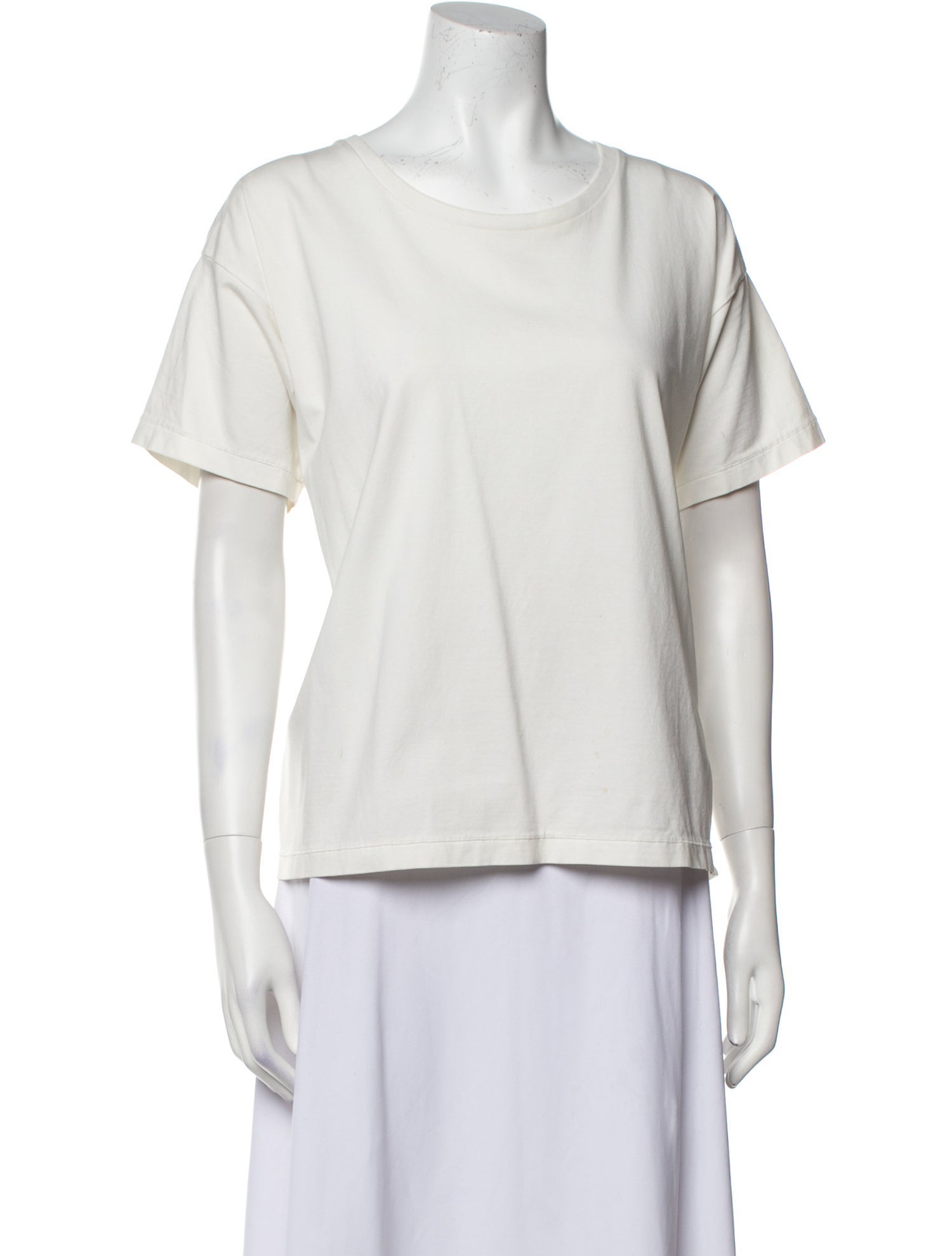 Khaite Scoop Neck Short Sleeve T-Shirt