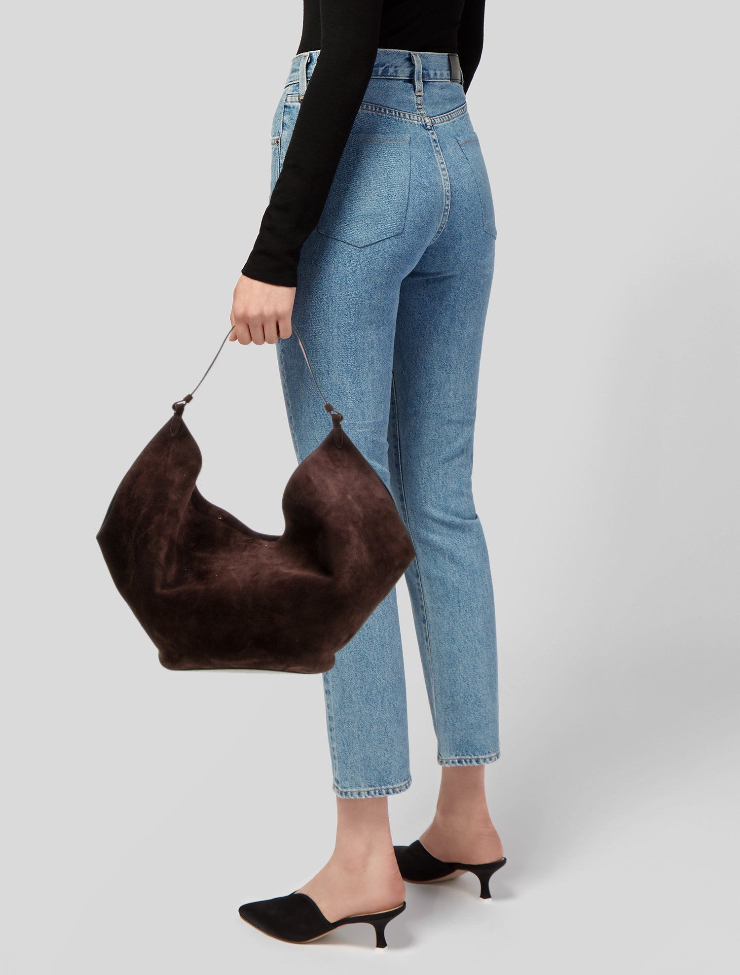 Khaite Suede Hobo