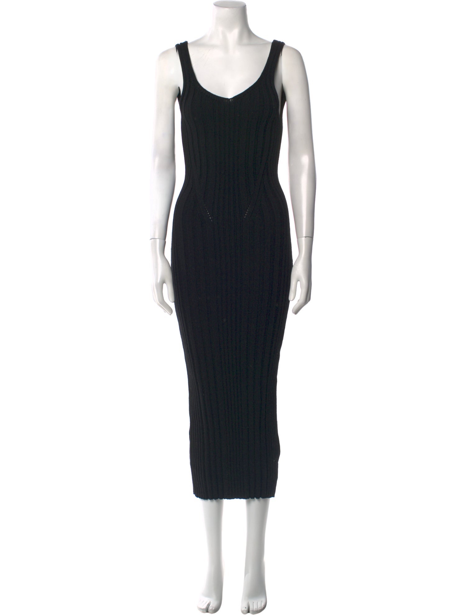 Khaite Scoop Neck Long Dress