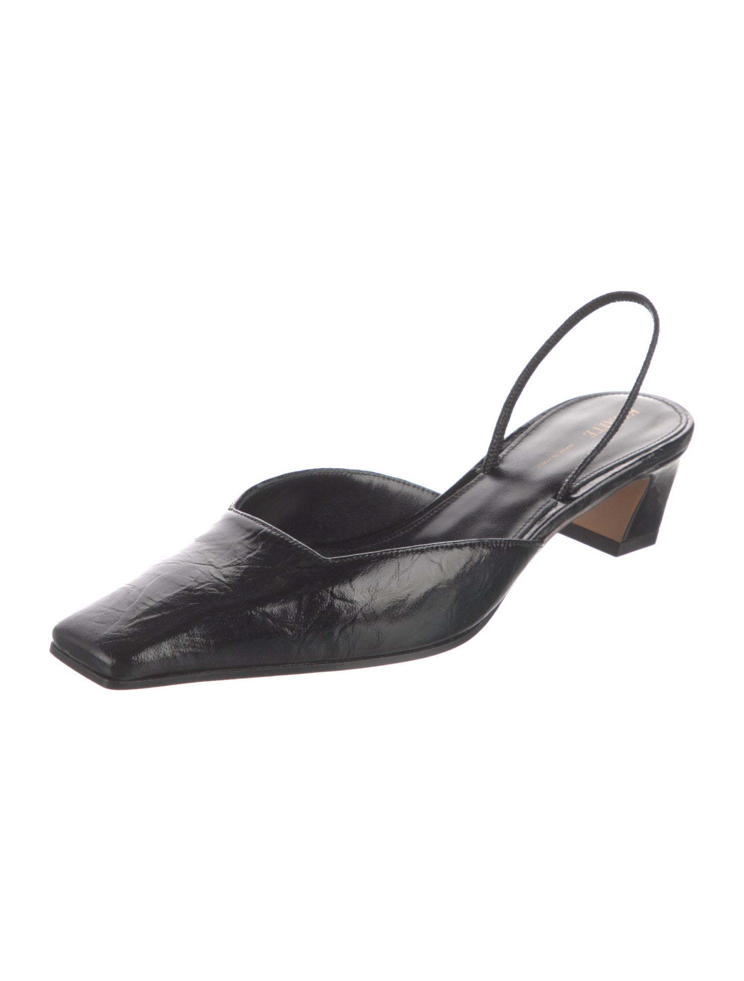 Khaite Leather Slingback Pumps