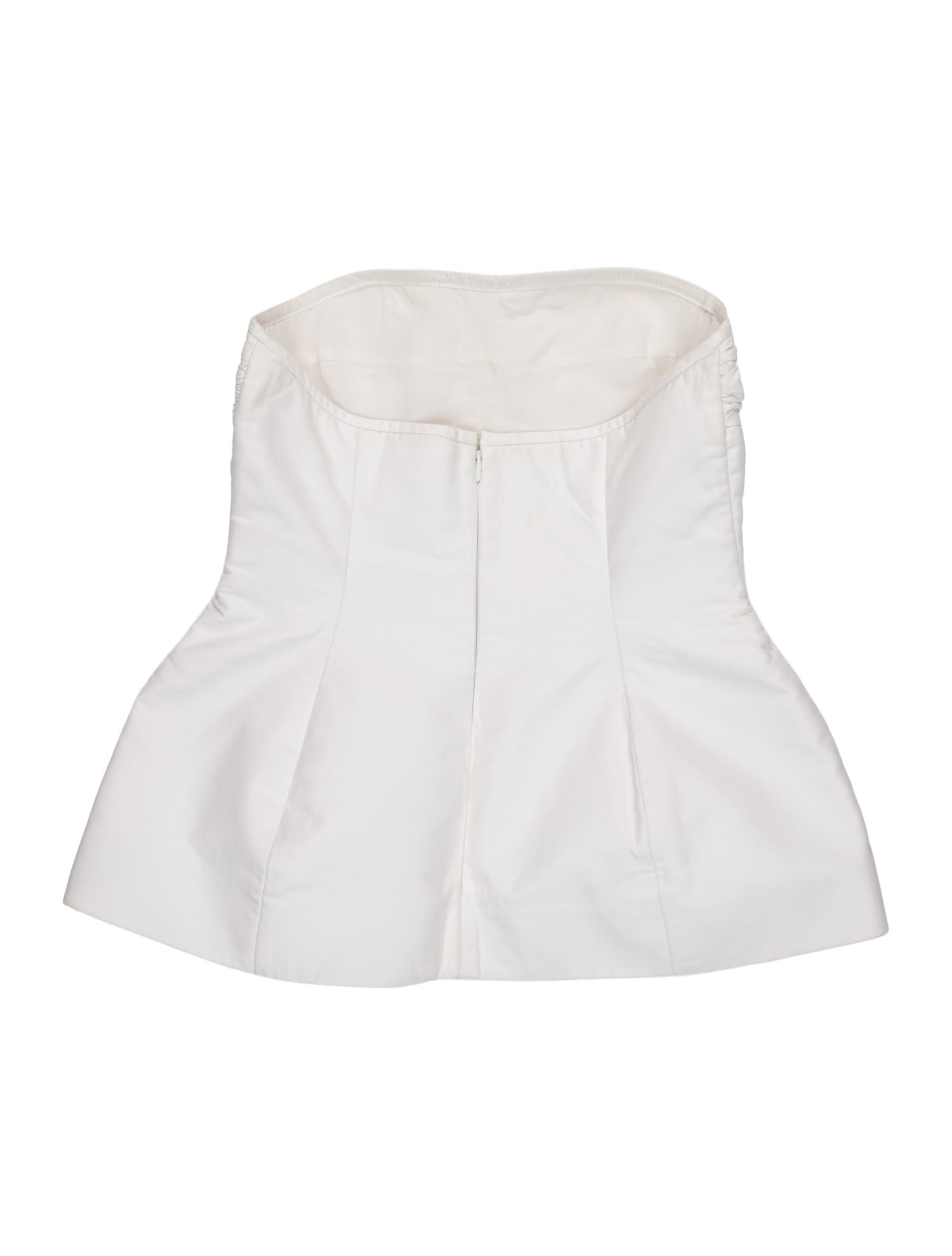 Khaite Strapless Crop Top