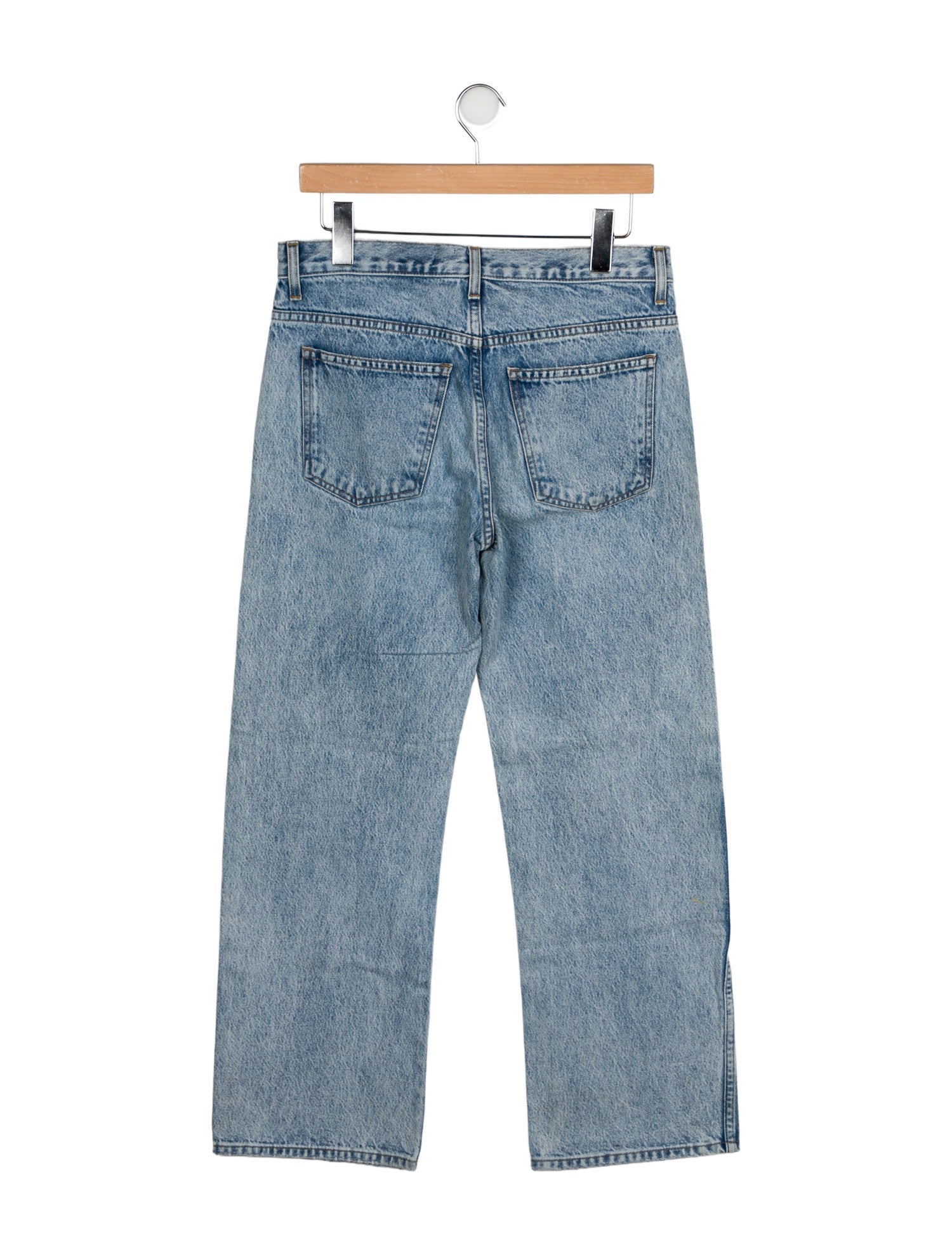 Khaite High-Rise Wide Leg Jeans