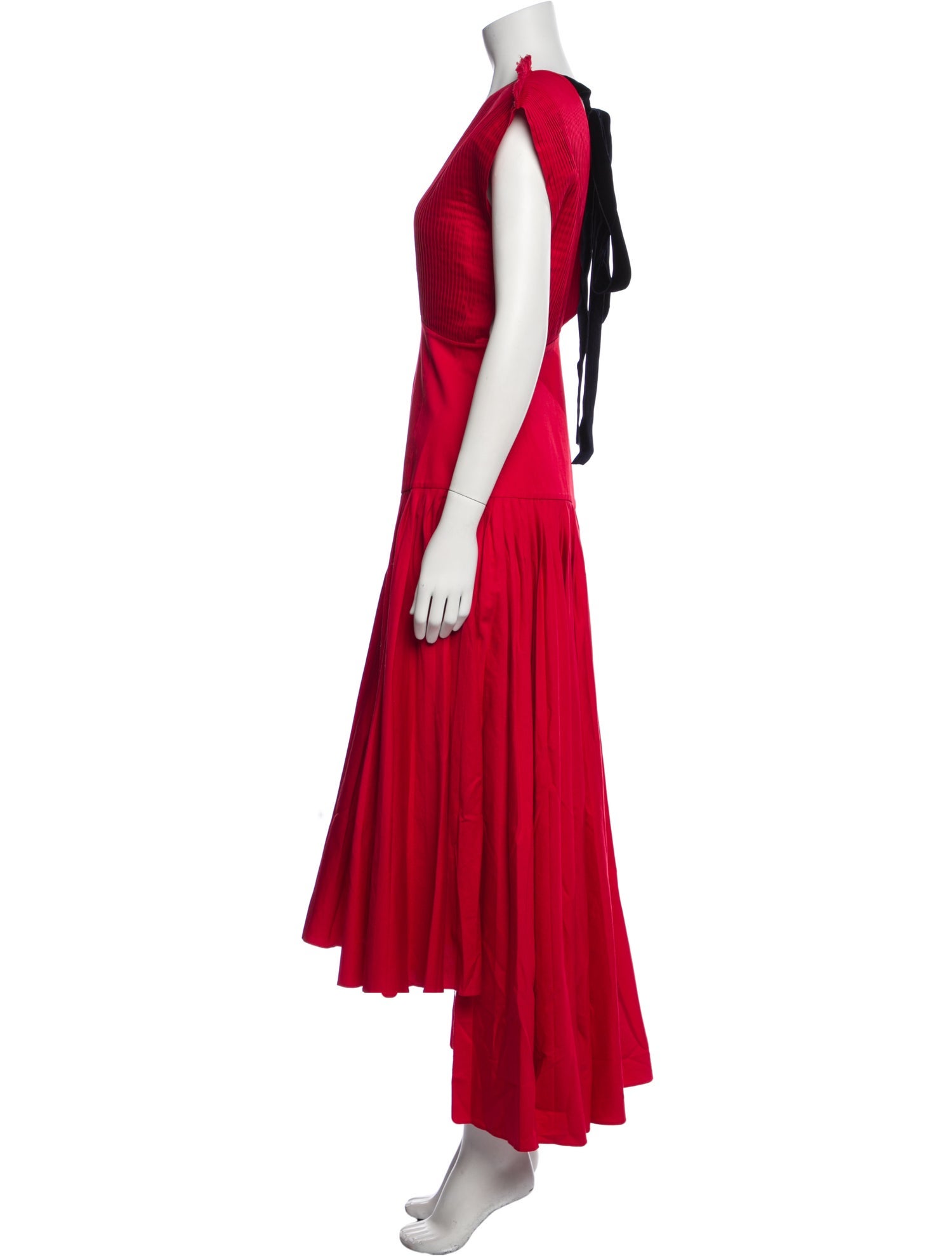 Khaite V-Neck Long Dress