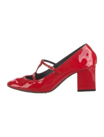 Khaite Pumps Patent Leather T-Strap IT 37.5 | 7.5