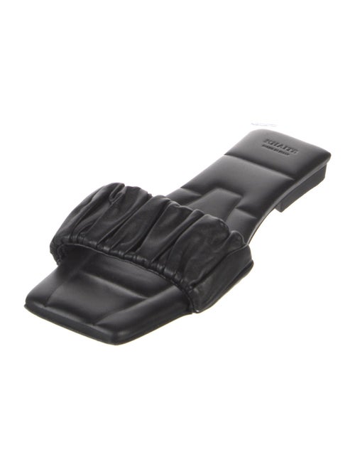 Khaite Leather Slides