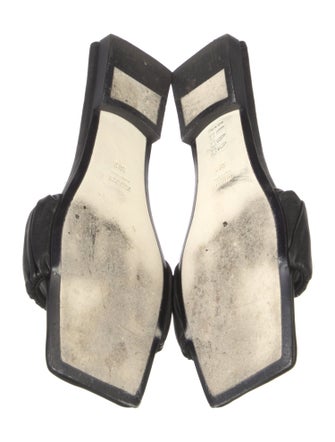 Khaite Leather Slides