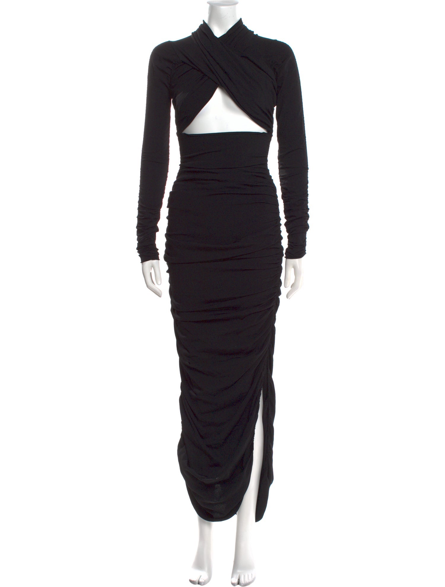 Khaite Mock Neck Long Dress