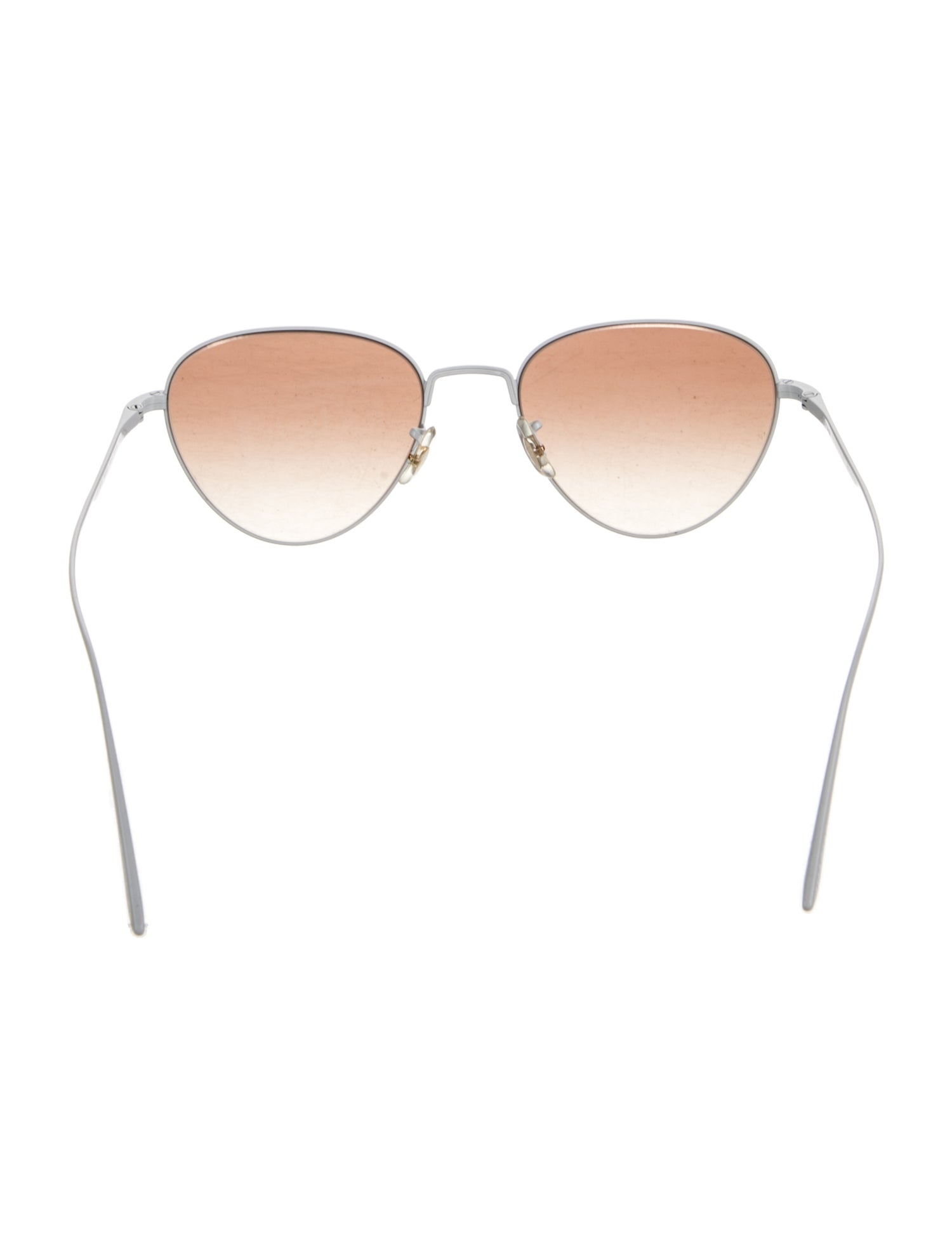 Khaite X Oliver People Round Gradient Sunglasses