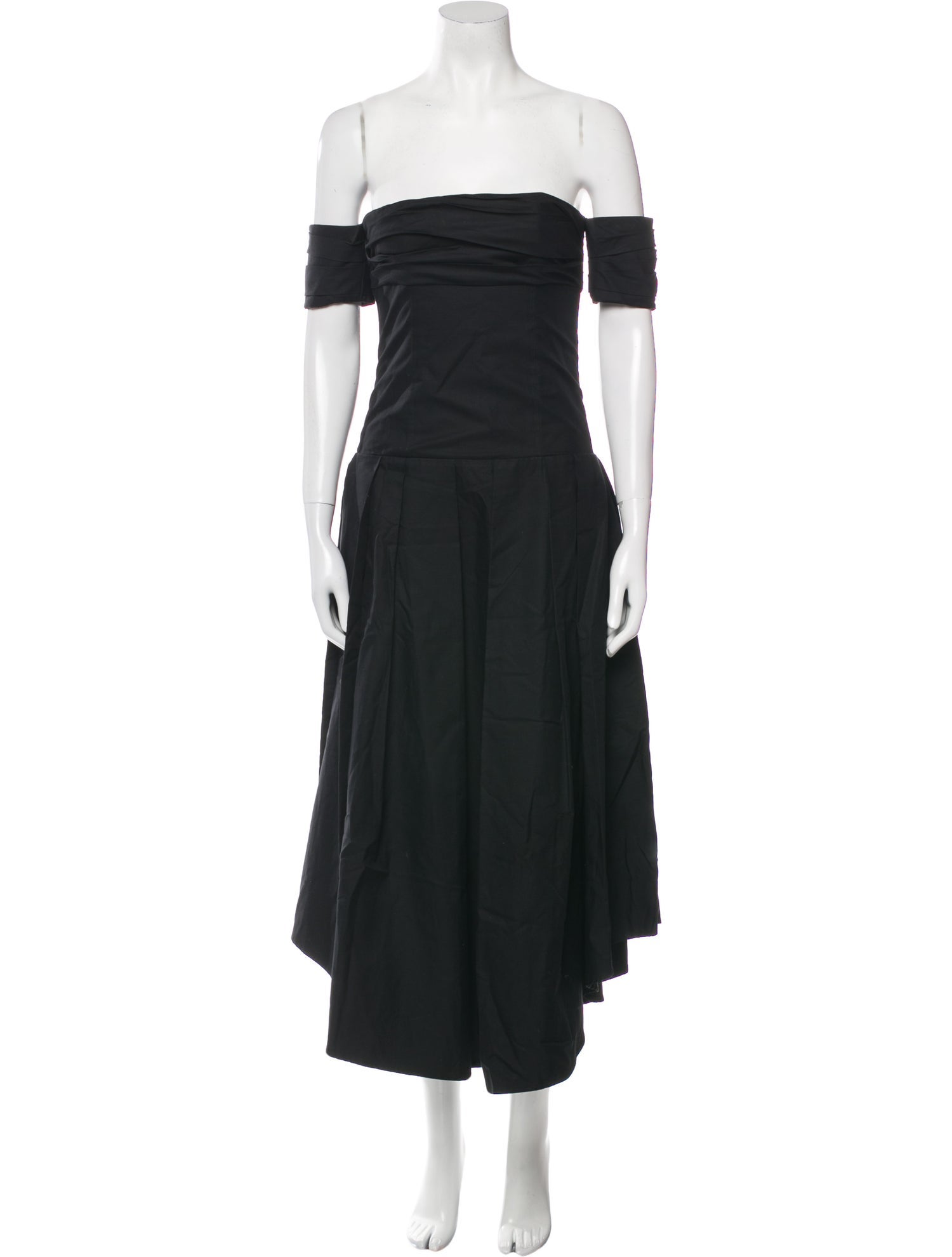 Khaite Off-The-Shoulder Long Dress