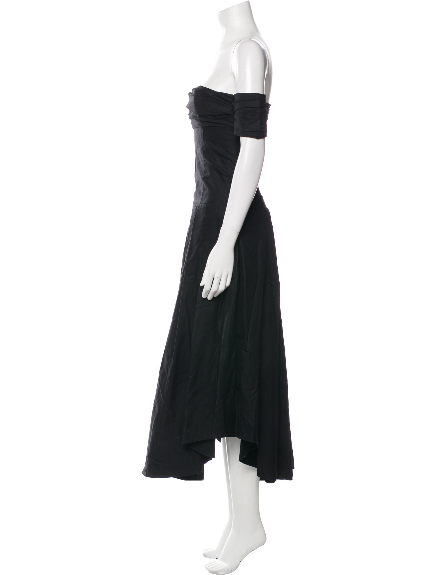 Khaite Off-The-Shoulder Long Dress