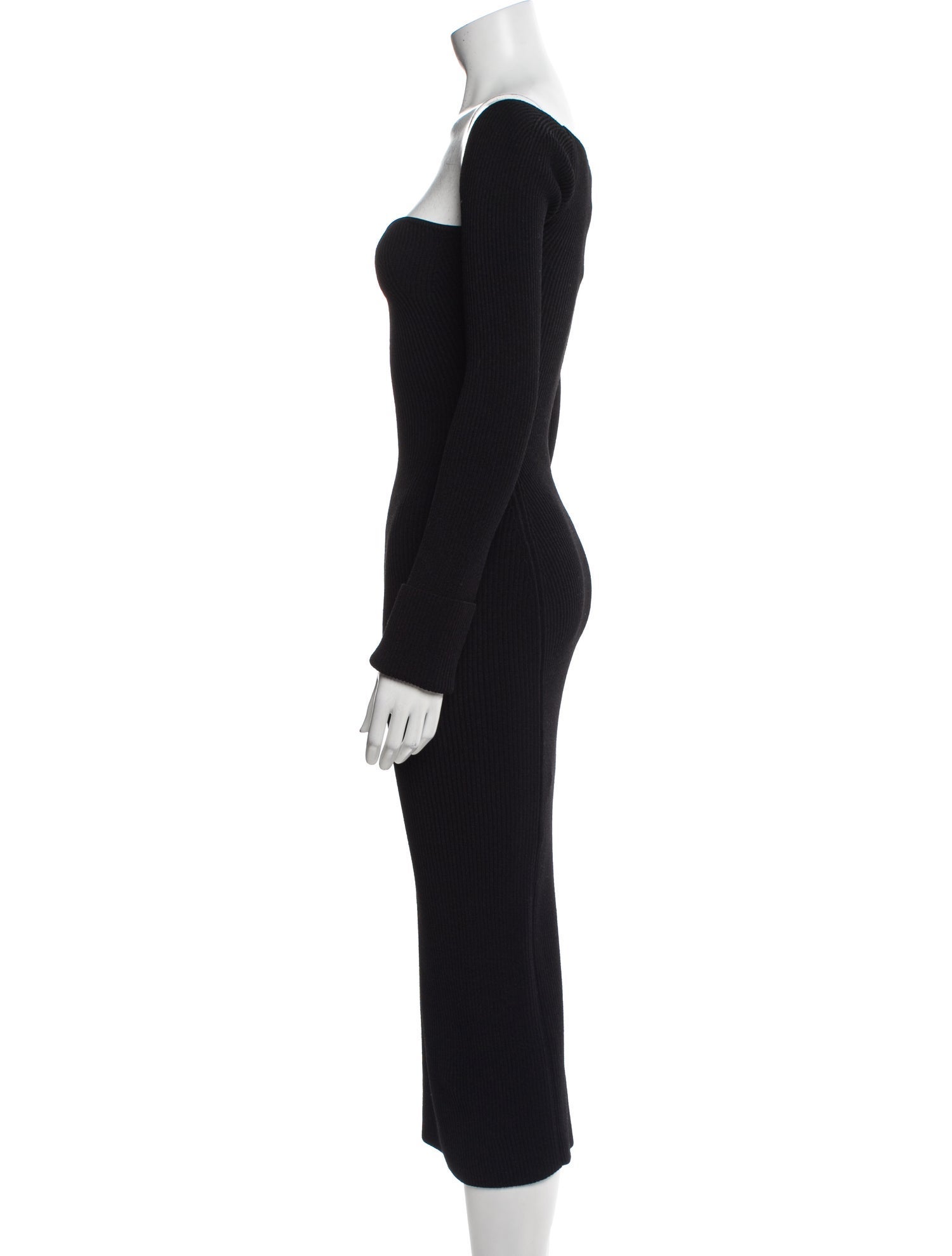 Khaite Off-The-Shoulder Midi Length Dress