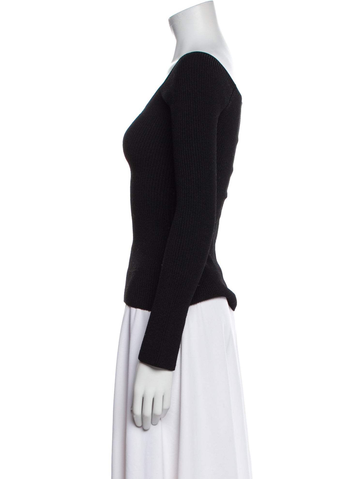 Khaite V-Neck Long Sleeve Top