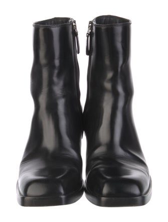 Khaite Leather Sock Boots