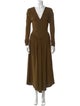 Khaite V-Neck Long Dress