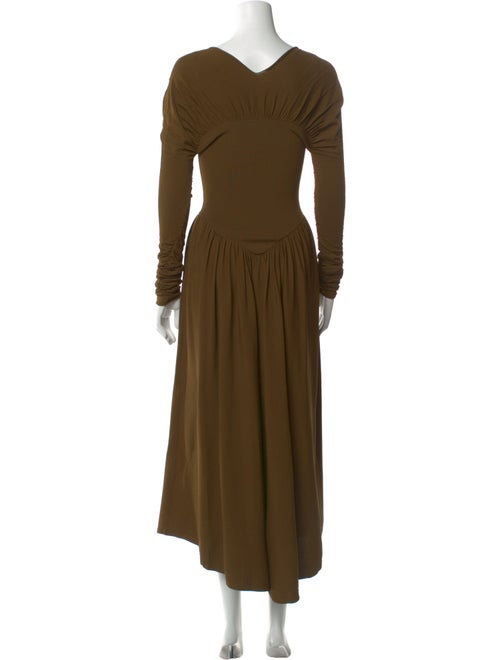 Khaite V-Neck Long Dress