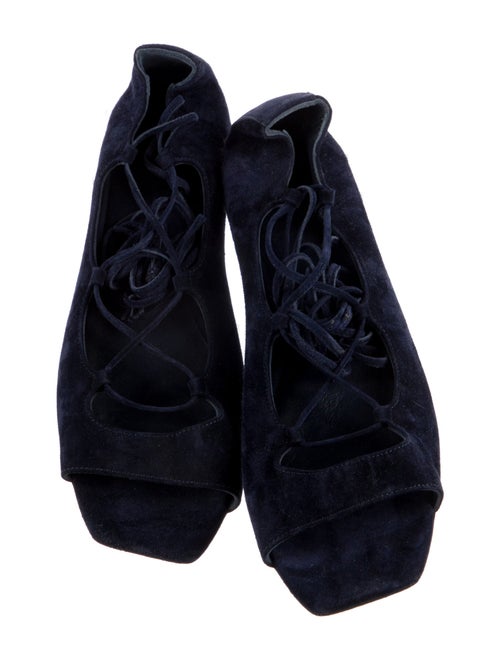 Khaite Suede Tassel Accents Gladiator Sandals