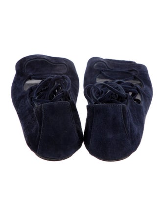 Khaite Suede Tassel Accents Gladiator Sandals