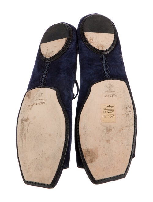 Khaite Suede Tassel Accents Gladiator Sandals