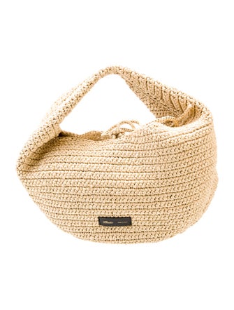 Khaite Raffia Top Handle Bag
