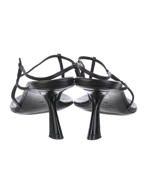 Khaite Leather Slingback Sandals