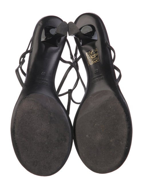 Khaite Leather Slingback Sandals