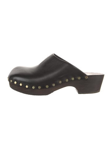 Khaite Flats Leather Studded Accents Mules IT 36 | 6
