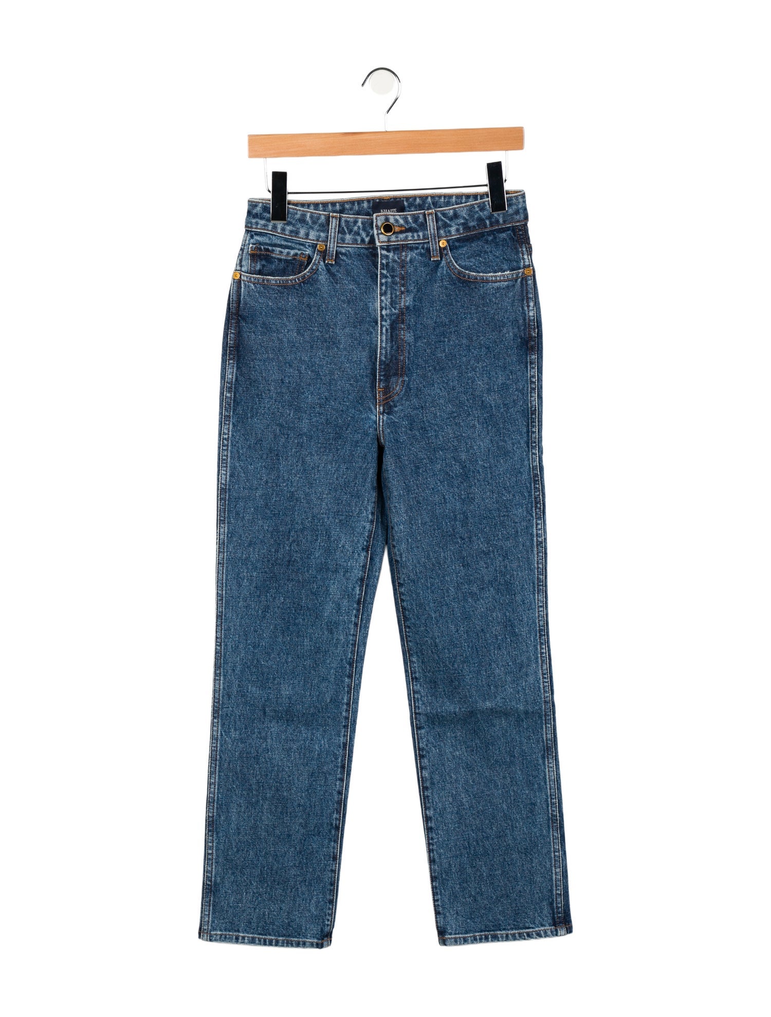 Khaite High-Rise Straight Leg Jeans w/ Tags