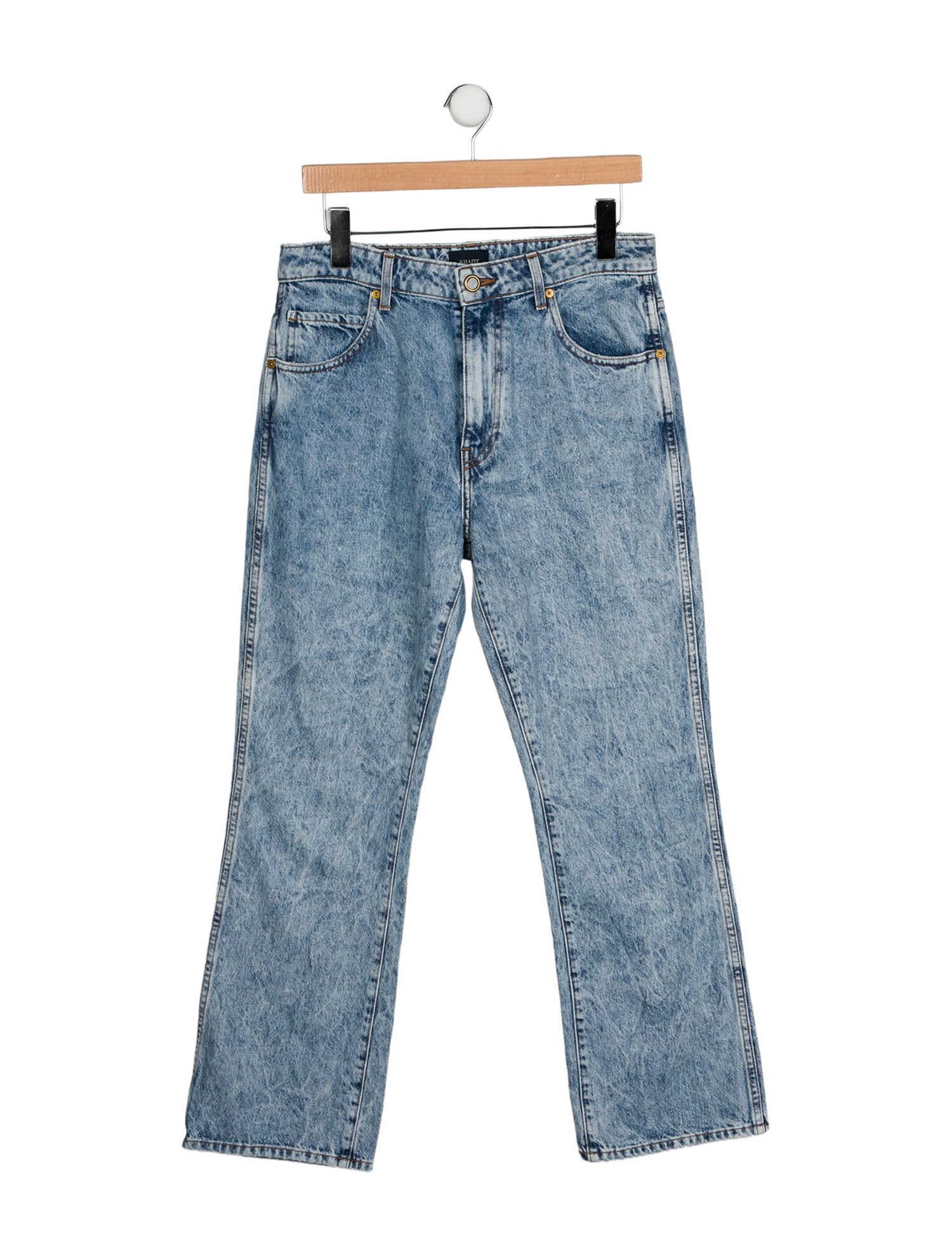 Khaite High-Rise Wide Leg Jeans