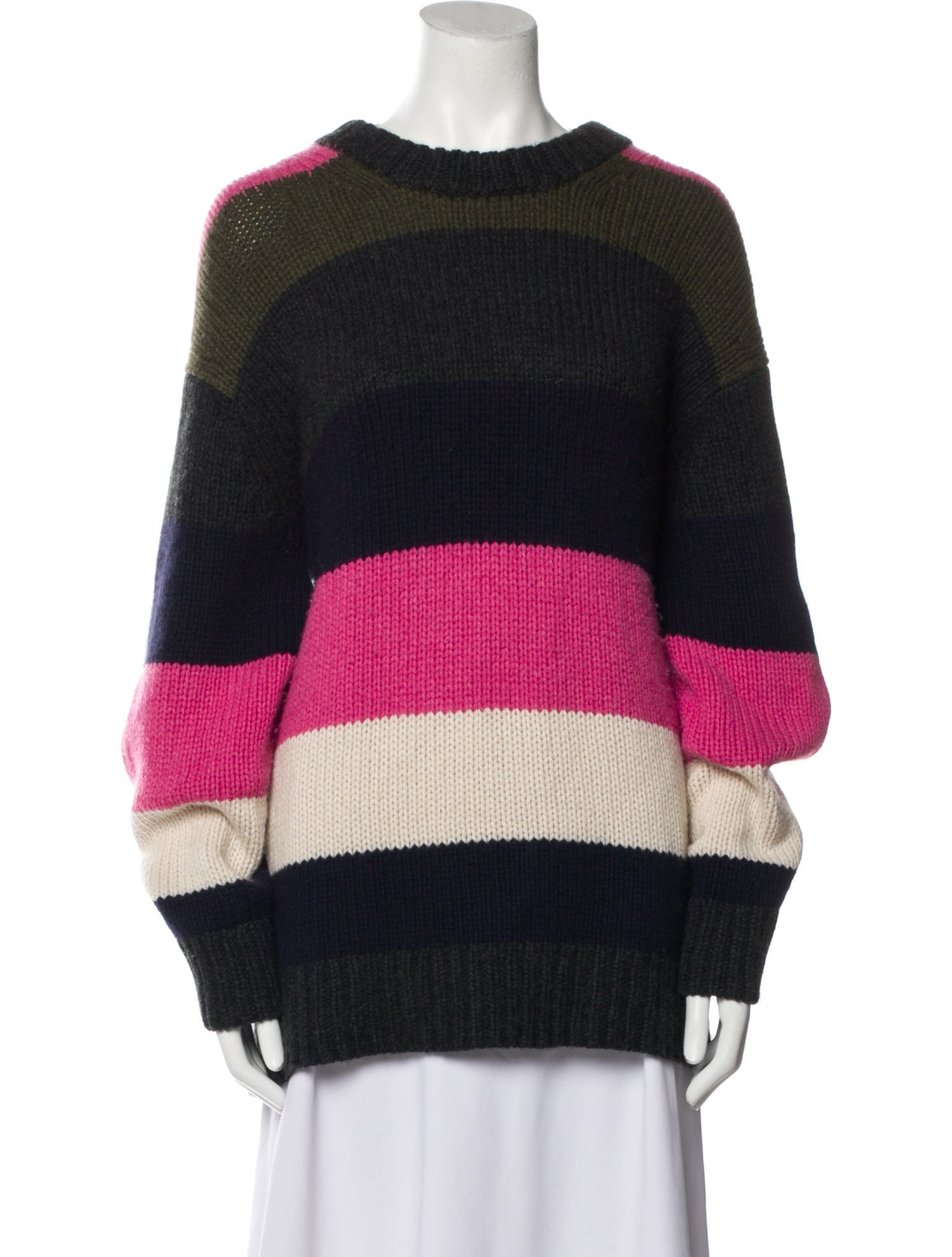Khaite Cashmere Striped Sweater