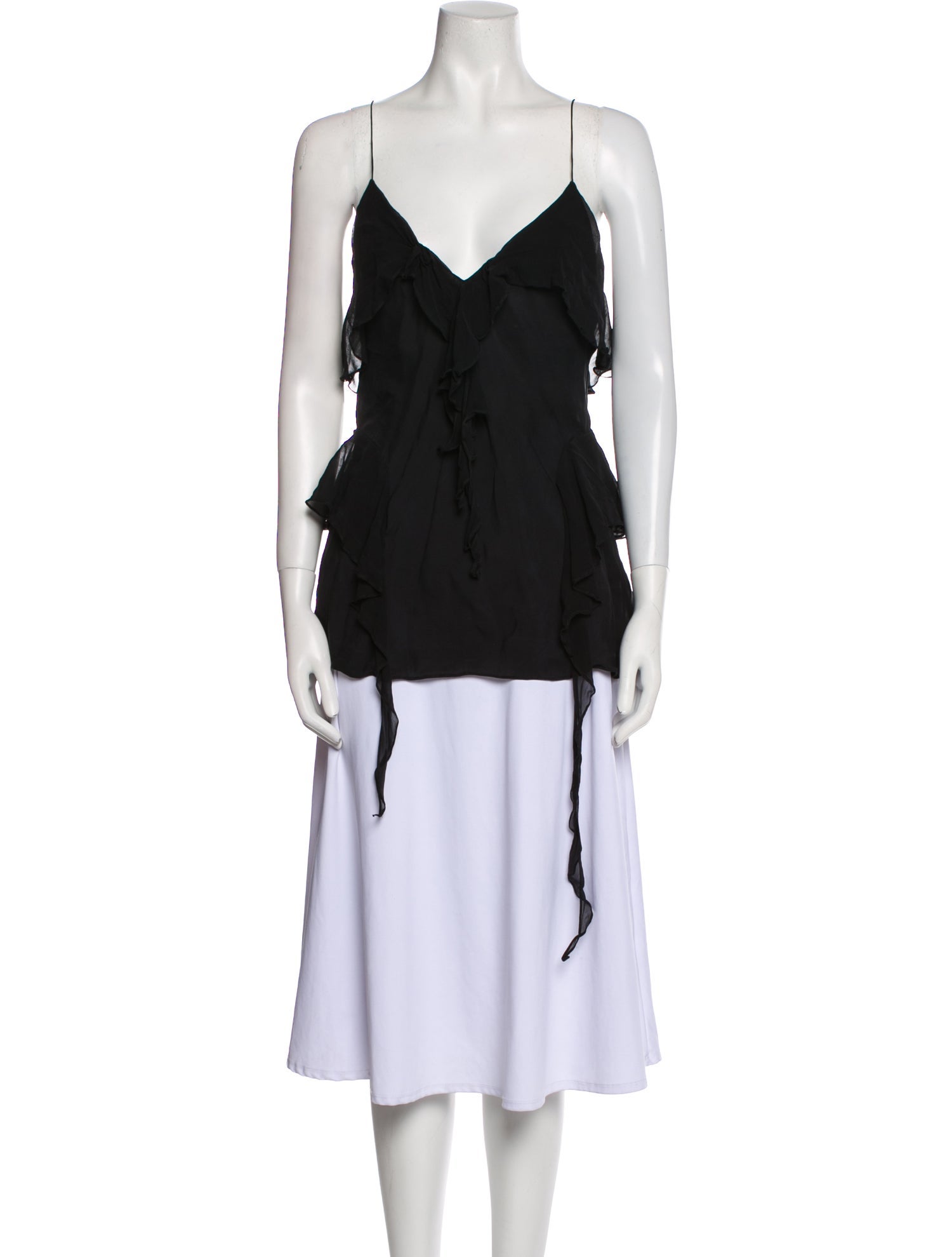 Khaite Silk V-Neck Tunic