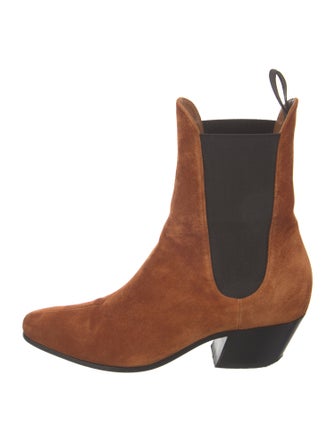 Khaite Suede Chelsea Boots