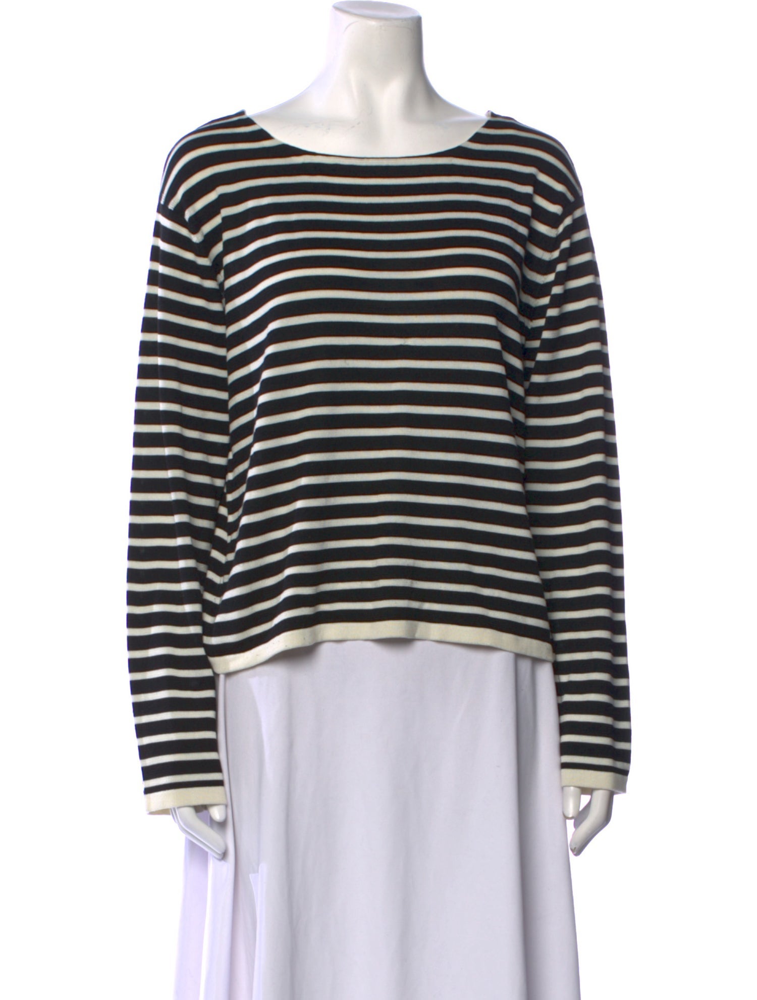 Khaite Silk Striped Sweater