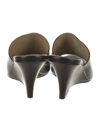 Khaite Leather Slides