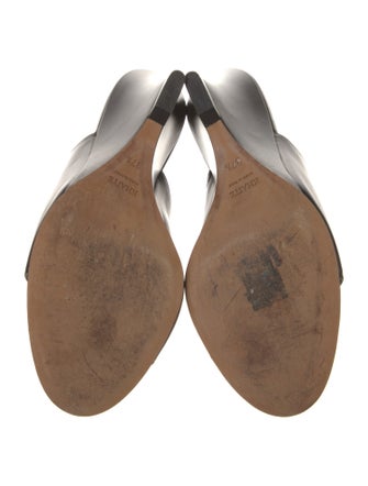 Khaite Leather Slides