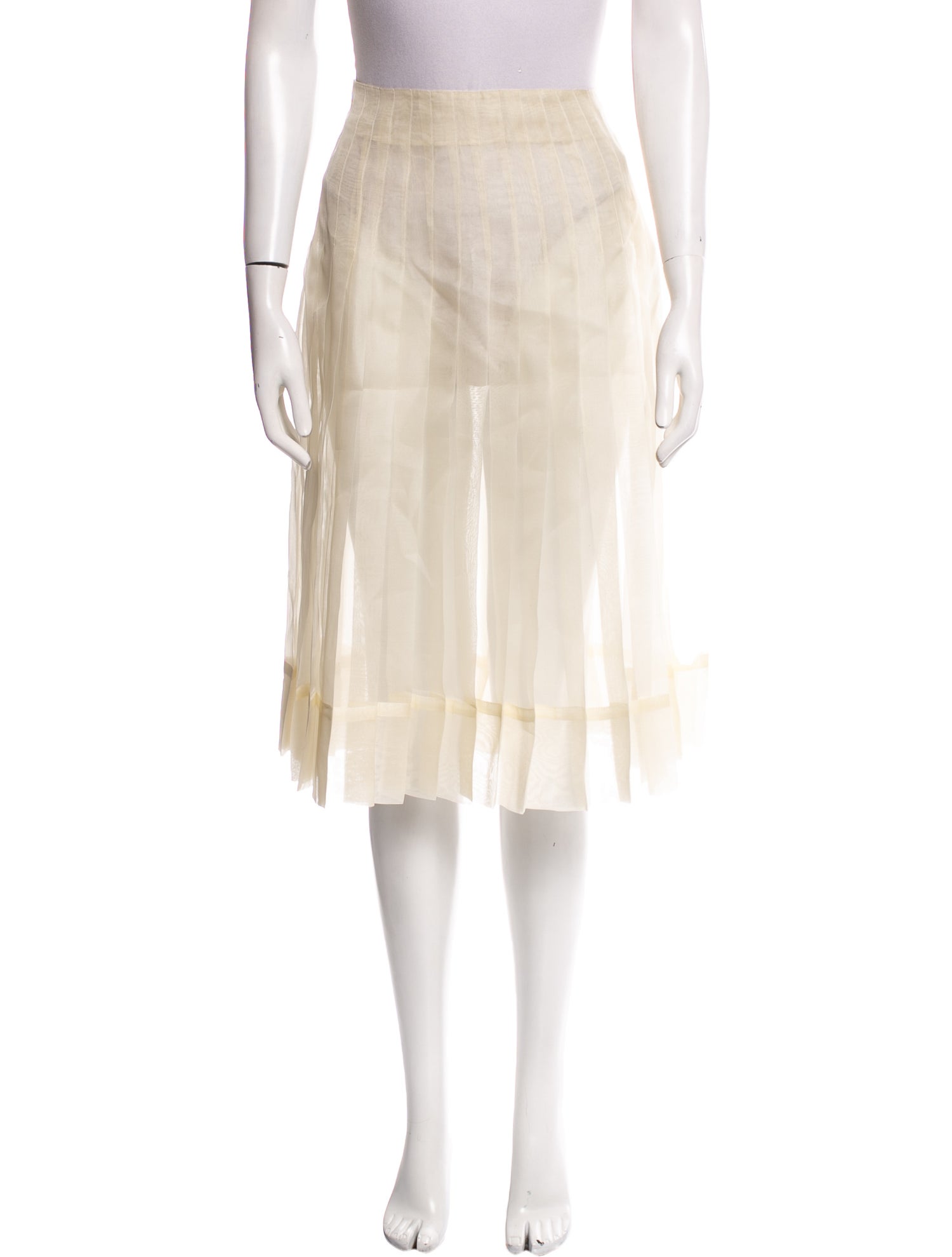 Khaite Silk Knee-Length Skirt w/ Tags