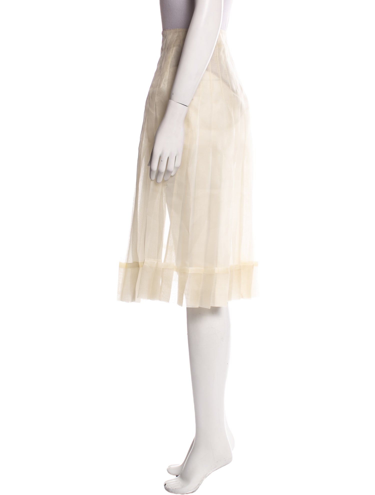 Khaite Silk Knee-Length Skirt w/ Tags