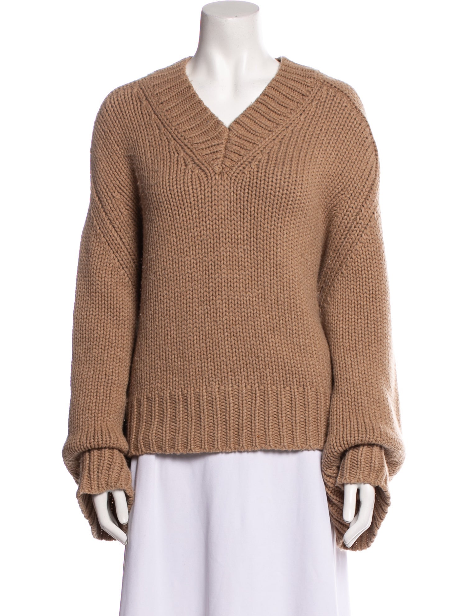 Khaite Cashmere V-Neck Sweater