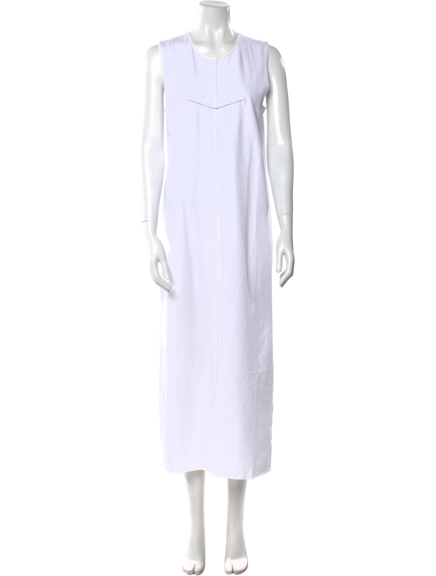 Khaite Crew Neck Long Dress