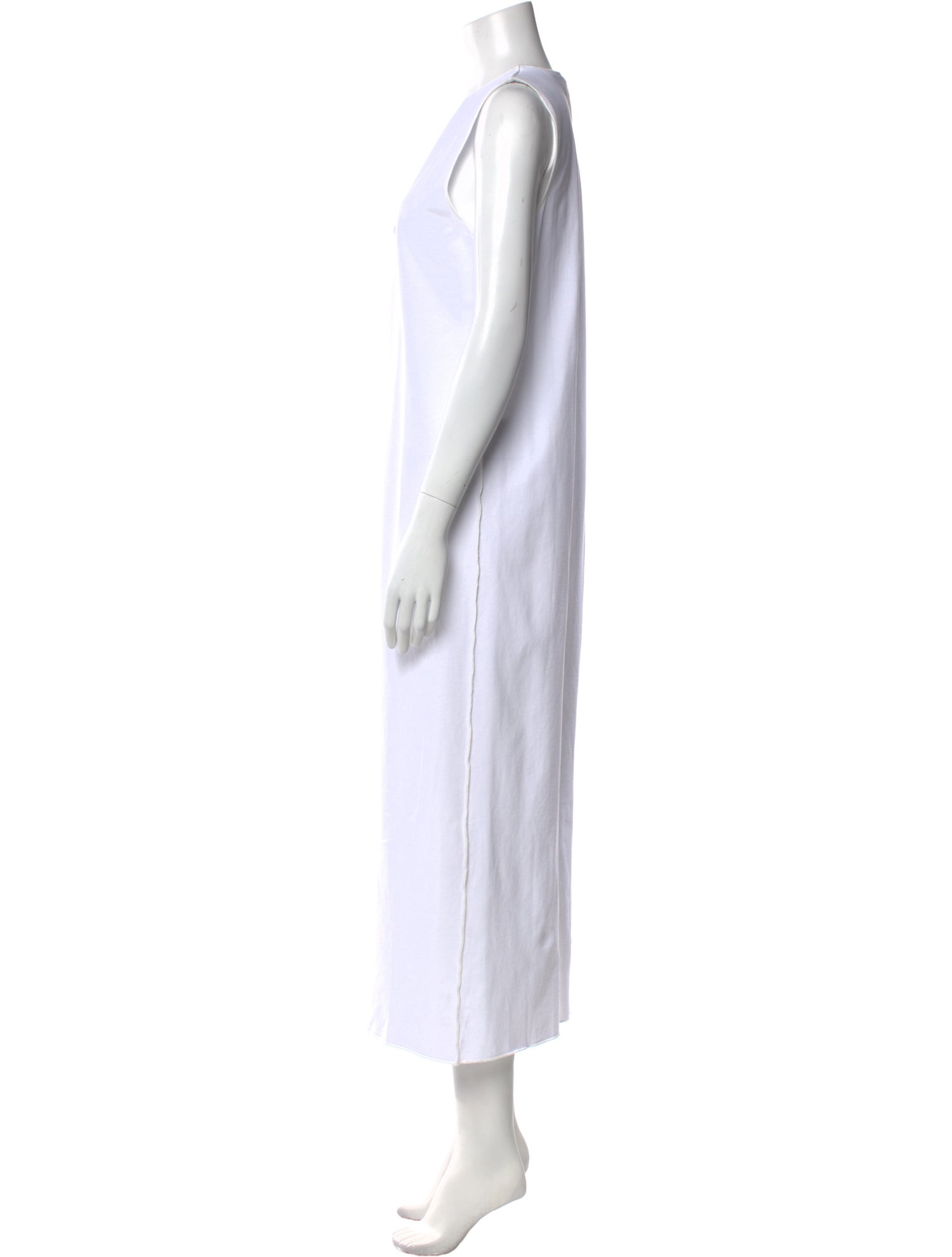 Khaite Crew Neck Long Dress