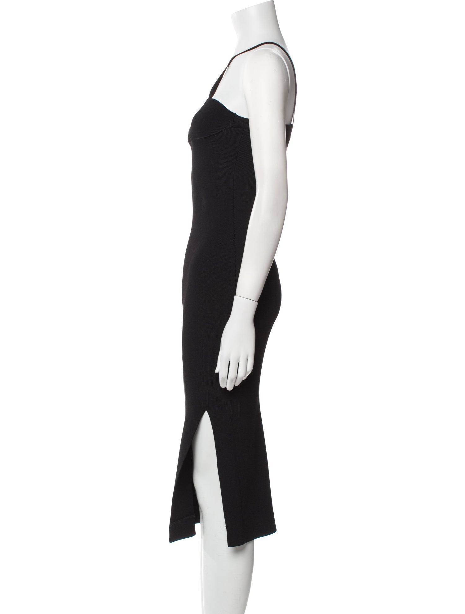 Khaite Halterneck Knee-Length Dress