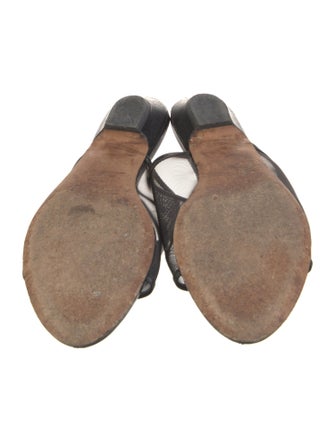 Khaite Mesh Mesh Accents Slides