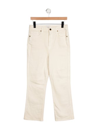 Khaite High-Rise Straight Leg Jeans w/ Tags