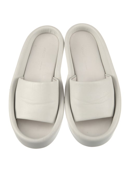Khaite Leather Slides