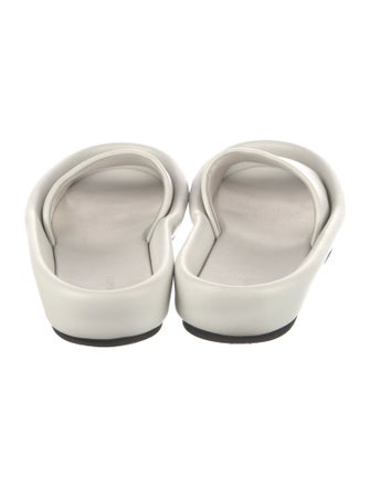 Khaite Leather Slides