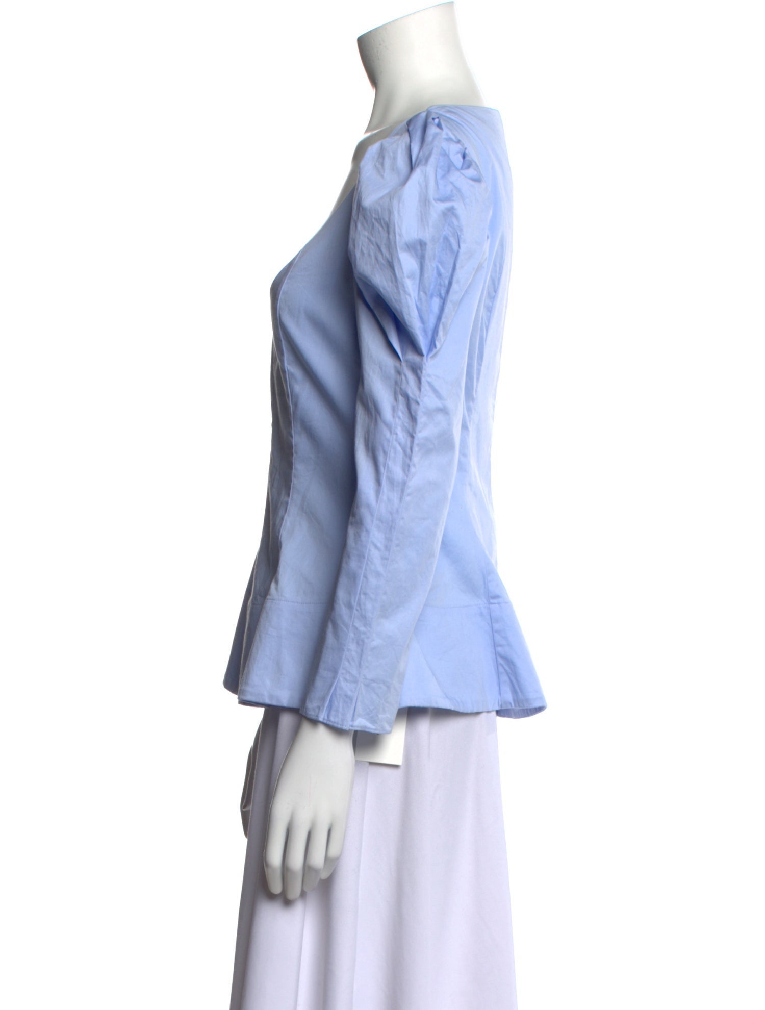 Khaite Scoop Neck Three-Quarter Sleeve Blouse